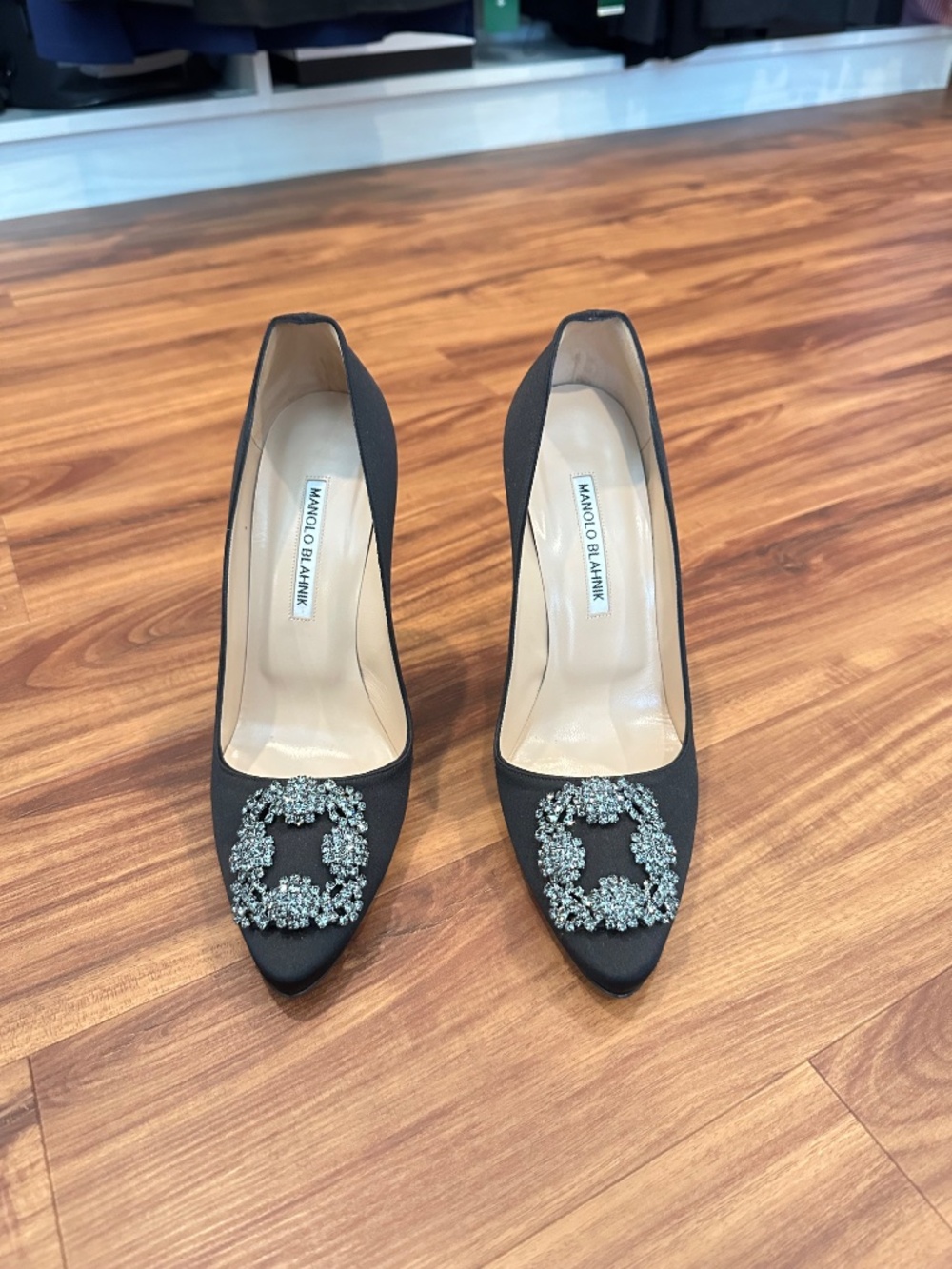 Manolo Blahnik Hangisi Pumps - Picture 2 of 4
